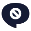 Comment Block icon with solid sharp style